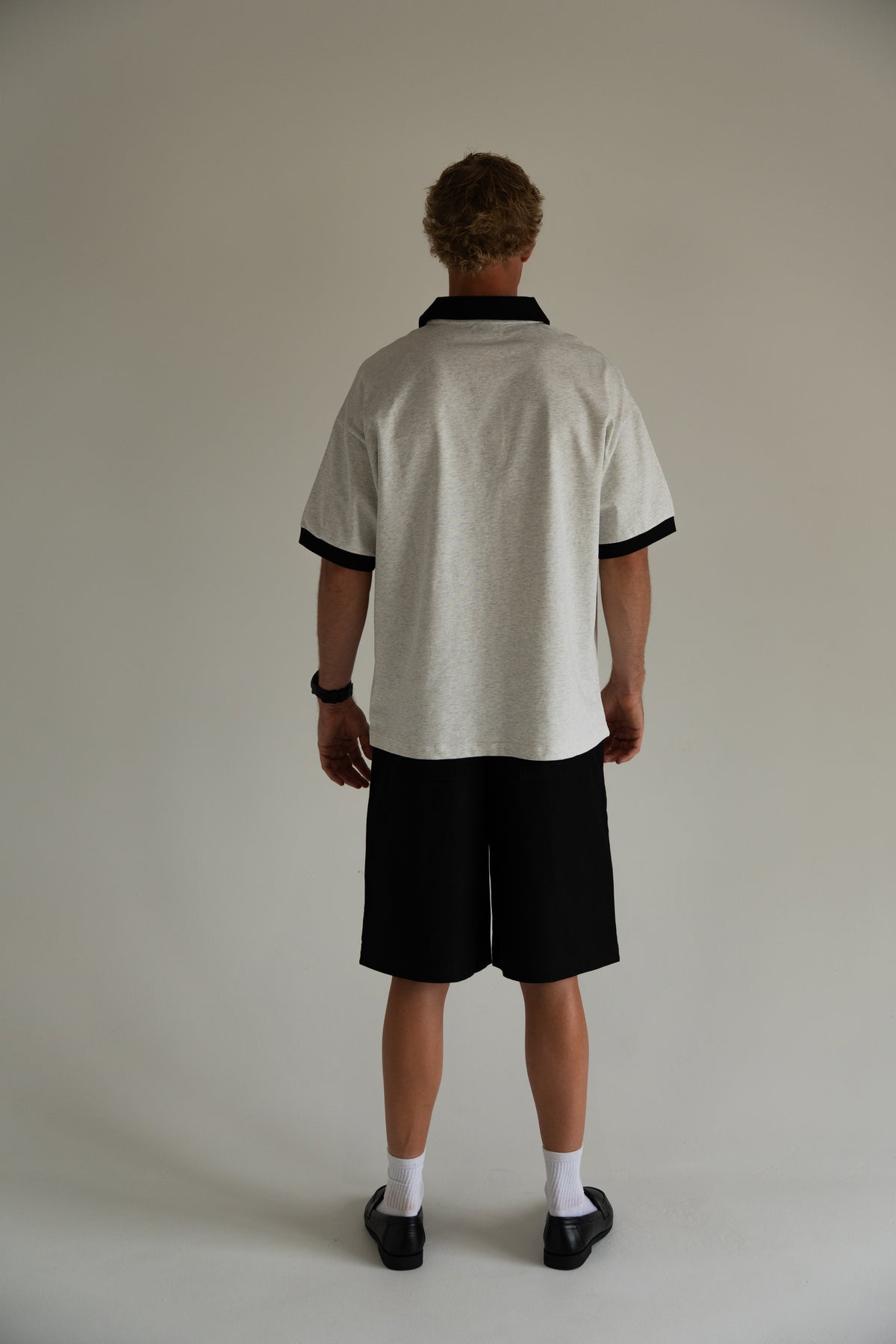 Sunday Club Polo - Heather Grey